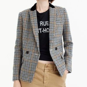 J crew houndstooth blazer size 6